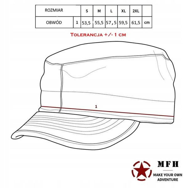 CZAPKA PATROLÓWKA US hunter-green M zdjęcie 3