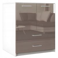 Komoda Do Salonu Przedpokoju Amari Capuccino Połysk