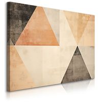 Obraz Do Salonu Abstrakcja Trójkąty Wzór Geometryczny Boho 120cm x 80cm