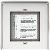 Obudowa natynkowa z daszkiem do paneli Sfera - 1 moduł - Biała Legrand 350612