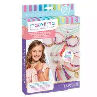Zabawka dla dziecka - zestaw do tworzenia bransoletek Gold Link Suede 105el