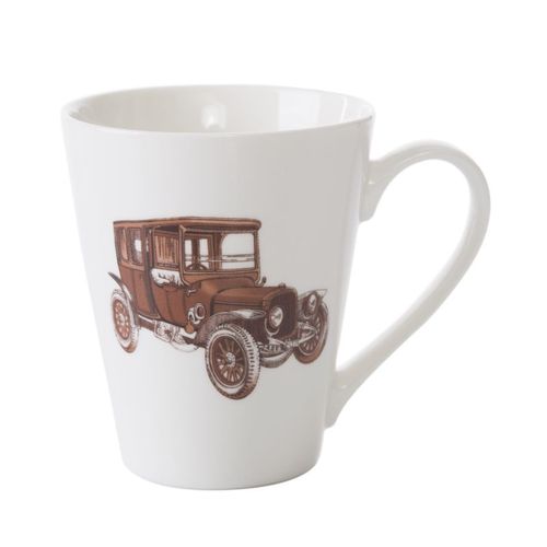 Kubek CAR 425ML biały + brąz na Arena.pl