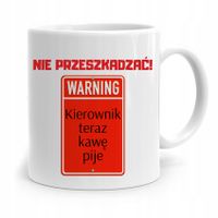 Kubek Prezent Dla Kierownika Nie Przeszkadzać Z Nadrukiem Ze Zdjęciem