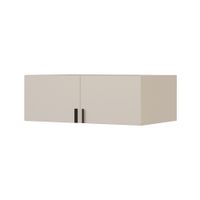 Nadstawka do szafy Napoli 2D 100 Kaszmir (czarny uchwyt)