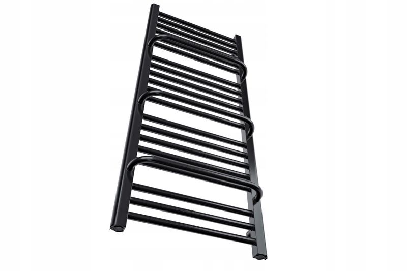 GRZEJNIK ŁAZIENKOWY POWER 480x450 CZARNY POŁYSK zdjęcie 2