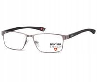 Prostokątne Okulary OPRAWKI KOREKCYJNE Grafitowe