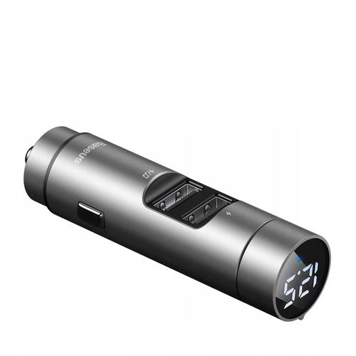 Baseus Transmiter Fm Bluetooth Ładowarka 2X Usb na Arena.pl