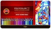 kredki polycolor 3827 72kol op. metal. 9629