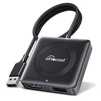 Bezprzewodowy Adapter CarPlay Android Auto Ottocast Car TV Mate MAX HDMI TV