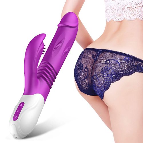 Wibrator-Silicone Vibrator Usb 10 Function + Expander And Thrusting Functio na Arena.pl