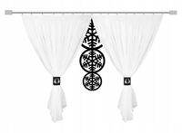 Firana ŚWIĄTECZNA Boże Narodzenie AŻUR śnieżynki