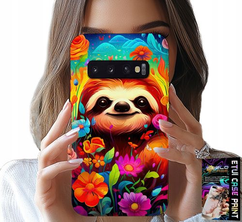 ETUI DO SAMSUNG GALAXY S10 PLUS - KOLOROWE WZORY KOALA ZWIERZĘTA + FOLIA na Arena.pl