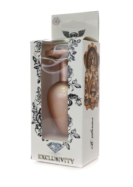 Plug-Jewellery Pearl Gold PLUG- Clear L zdjęcie 7