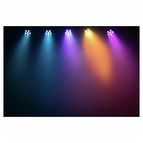 Lampa 6x3W USB-C 6 LED RGB USB Party reflektor dyskotekowy na imprezę na Arena.pl