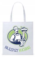 Dla Kucharza Kucharki Torba Eco Biała Shopper Z Nadrukiem Ze Zdjęciem