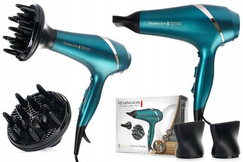 SUSZARKA DO WŁOSÓW REMINGTON Z JONIZACJĄ UV + DYFUZOR SENSOR SILNIK na Arena.pl