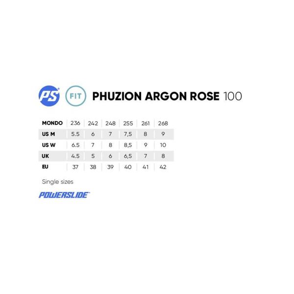 Rolki Powerslide Phuzion Argon Rose 100 40 zdjęcie 2