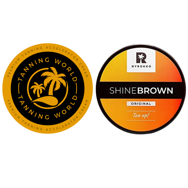 Tanning World Premium Accelerator + Byrokko Shine Brown zdjęcie 1