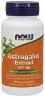 NOW FOODS Astragalus Extract - Traganek 500 mg (90 kaps.)