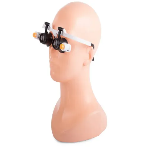 Lupa okulary precyzyjne nagłowna serwis 2 led 25x z podświetleniem na Arena.pl