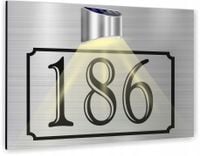 Tabliczka adresowa Tablica numer domu 40x30 z lampką LED DUŻO WZORÓW