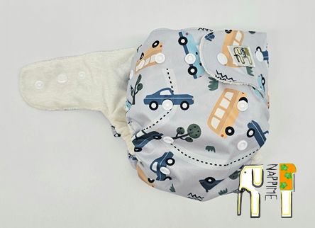 Pieluszka Wielorazowa KIESZONKA BAMBUS SAMOCHODY Pieluszki NappiMe na Arena.pl