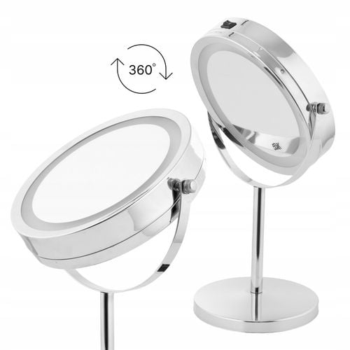 Lusterko do makijazu powiekszajace kosmetyczne z podświetleniem LED na Arena.pl