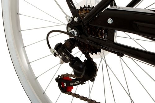 Damski Rower miejski Goetze 28 Mood 7b + kosz / Czarny na Arena.pl