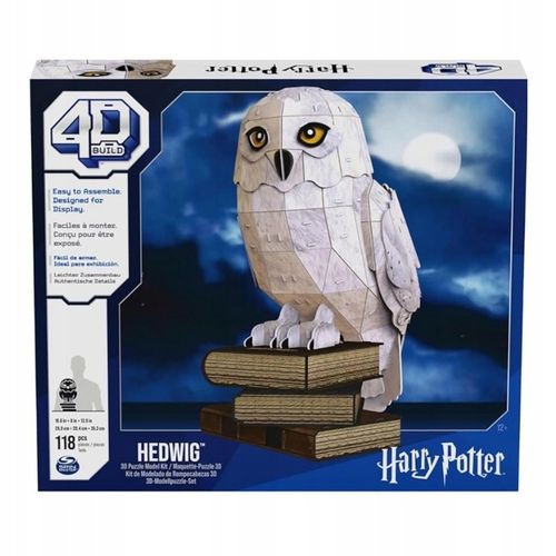 HARRY POTTER PUZZLE 3D FIGURKA MODEL HEDWIGA SOWA DO ZŁOŻENIA 4D BUILD na Arena.pl
