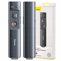 BASEUS WIELOFUNKCYJNY WSKAŹNIK LASER DO PREZENTACJI PILOT DO LAPTOPA USB-C