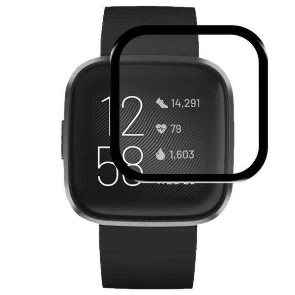 Spacecase Hybrid Glass Fitbit Versa 2 zdjęcie 4