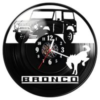 Zegar ścienny z płyty winylowej Bronco 1825.14