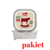 6 x Czysta wołowina 300g lekkostrawna karma dla psa witaminy minerały Leiky