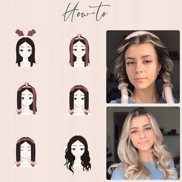 Lokówka Do Kręcenia Włosów Loków Wałek Papiloty Wdk01Fio zdjęcie 8