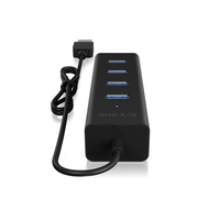 Raidsonic | 4 portowy hub USB 3.0 | IB-HUB1409-U3