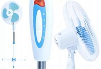 WENTYLATOR WIATRAK DUŻY STOJĄCY PODŁOGOWY REGULOWANY OSCYLACJA 230V