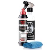 pasta polerska do lakieru menzerna hcc 400 + alkohol izopropylowy ipa