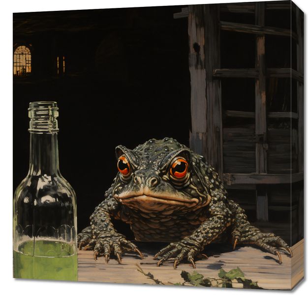 Obraz 60x60cm Oczekiwanie w Półmroku zdjęcie 1