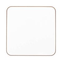 Podkładka pod kubek z płyty pilśniowej do sublimacji - 9,5 x 9,5 cm
