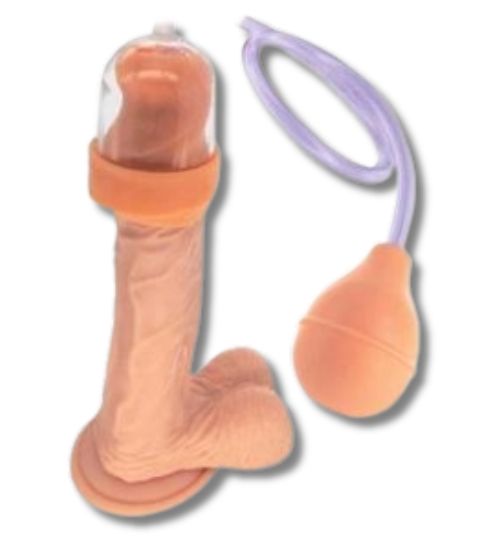 Masturbator oralny z pompką zdjęcie 1
