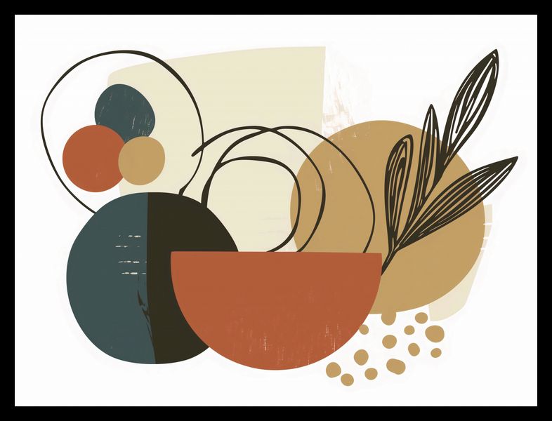 Plakat 40x30cm Kolaż Roślin zdjęcie 2