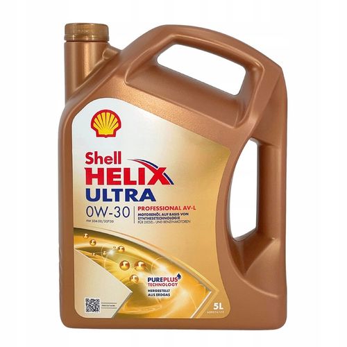 Shell Helix Ultra 0W30 AV-L 5L - VW 504 / 507 - OLEJ + ZAWIESZKA GRATIS! na Arena.pl
