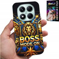 ETUI DO XIAOMI NOTE 14 PRO 5G - BOSS LEW Z KORONĄ NA TARCZY CASE + FOLIA
