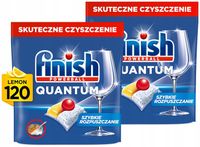 FINISH Kapsułki do zmywarki Quantum All in One lemon cytryna 240 sztuk