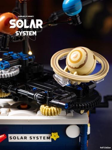 Klocki KONSTRUKCYJNE Ruchomy UKŁAD SŁONECZNY ZIEMIA SŁOŃCE KOSMOS LED na Arena.pl