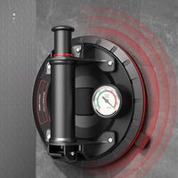 PRZYSSAWKA PRÓŻNIOWA UCHWYT DO PŁYTEK GLAZURY SZYB Z POMPKĄ I MANOMETREM