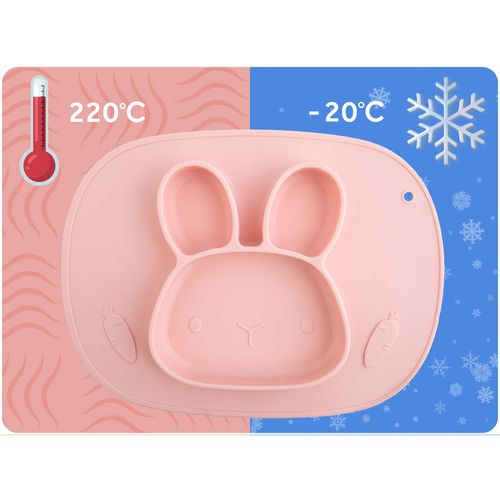 Talerzyk dla dzieci silikonowy do karmienia Królik Ricokids na Arena.pl