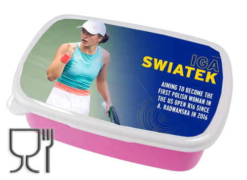 Pojemnik śniadaniowy - Lunchbox - Iga Świątek dla fana/fanki na Arena.pl