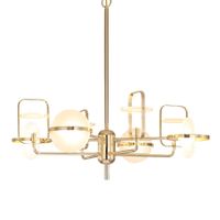 Modernistyczny żyrandol CGLENSCH80 salonowa lampa złota