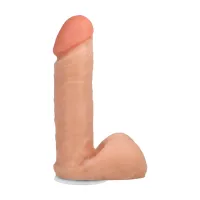 doc johnson ultraskyn 16 cm - model z przyssawką, dwugęstościowy